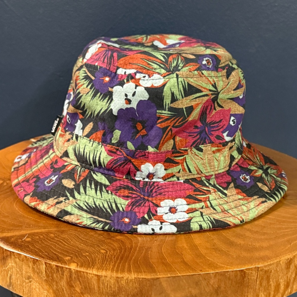 Vans Hat Mens Large/XL Floral Bucket Cap Hat Unisex